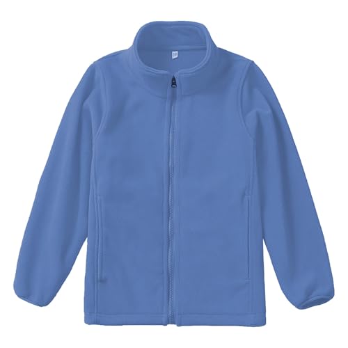 BILIKEYU Girls Zip-Up Hoodie Sweatshirt Long Sleeve Fleece Fall Winter Warm Outwear Coats for Girl 5 to 16