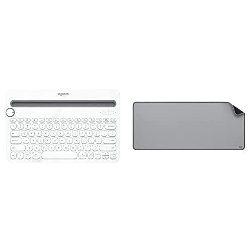 Image of Logitech K480 Wireless Multi-Device Keyboard for Windows, Apple iOS Android Or Chrome, Wireless Blue