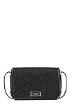 kate spade new york Spade Flower Jacquard Small Flap Crossbody, Black Multi