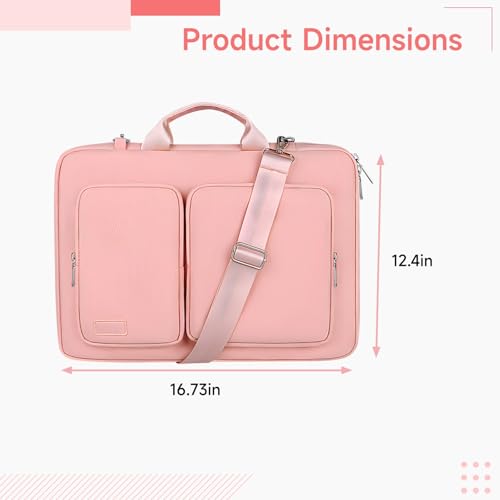 Bolsa protectora rosa para laptop 15.6-17 in miniatura 6