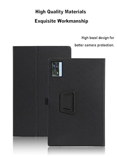 Housse OUKITEL OT5 avec support pliable et protection totale 12 pouces noir