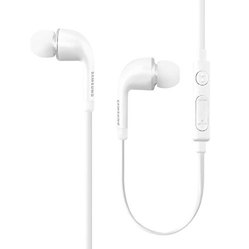 New OEM Samsung 3.5mm PREMIUM SOUND/ Stereo Earbud Headphones for Galaxy S6 S6 Edge S5 S4 Note Edge 4 3 2 EO-EG900BW (Bulk Packaging) (Renewed)