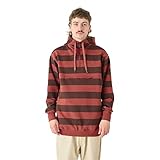 Cleptomanicx Half-Zip Hoody Hooded Stripe (Smoked Paprica) M