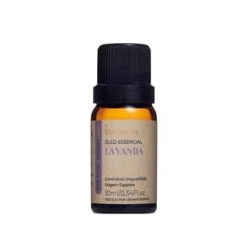 Óleo Essencial Lavanda Via Aroma - 10ml aromaterapia puro 100% naturais vegano Para Difusor Aromatizador