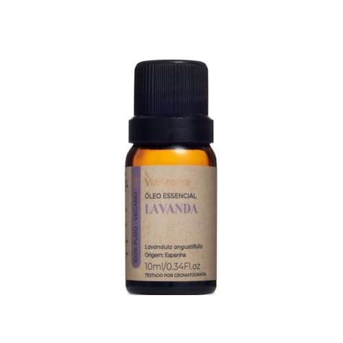 Via Aroma Óleo Essencial Para Aromatizador Natural Massagem 10Ml Lavanda