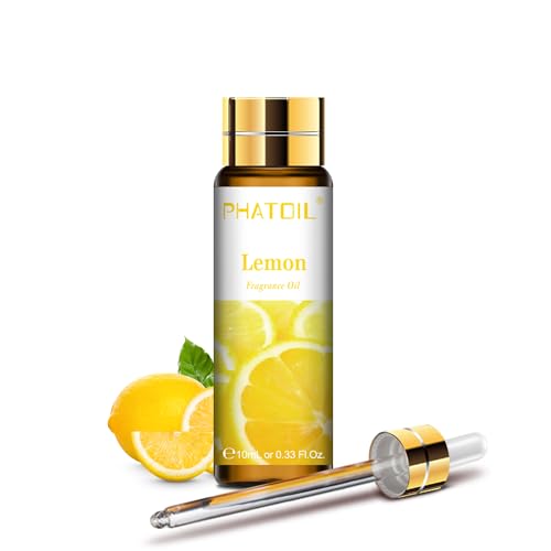 PHATOIL Aceite Esencial Limón 10 ml, Aceites Esenciales para Humi...