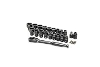 Crescent 25 Piece 3/8" Drive Pass-Thru X6 Standard Spline Mechanics Tool Set - CX6PT25