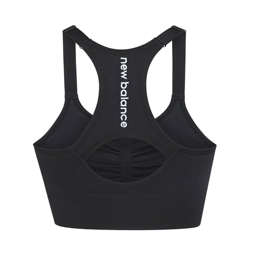 Soutien-gorge sport sans couture New Balance blanc XL avec dos cami keyhole