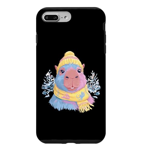 ���킢�� �J�s�o�� �~ �|�[�g���[�g �����D�� �O���t�B�b�N �p�X�e�� �X�}�z�P�[�X iPhone 7 Plus/8 Plus �p