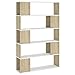vidaXL Libreria/Divisorio Bianco e Rovere Sonoma in Truciolato