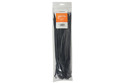 Quality Cable Ties, Black, 4.8 x 380mm