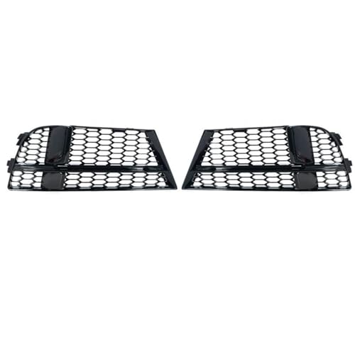 Grille de pare-chocs Audi A3 8V avec antibrouillard noir brillant