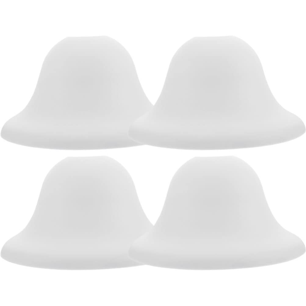 4 unids Campana en forma de pantalla de lámpara Torchiere reemplazo de pantalla de hongo cubierta de luz de ventilador de techo globos reemplazo para mesa piso lámpara de pared