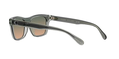 Image of Coach mens Hc8371u Universal Fit Square Sunglasses