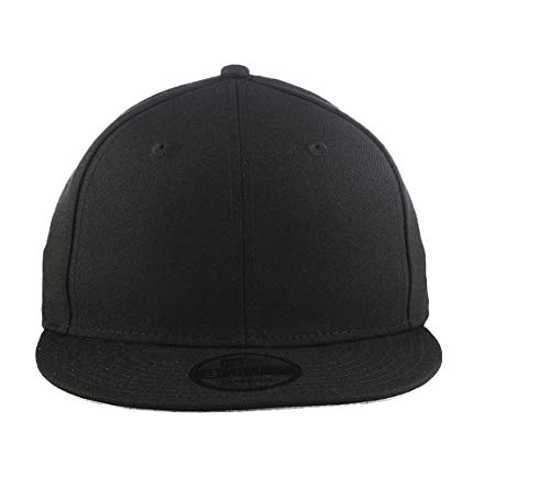 New Era Blank Custom 9Fifty Adjustable Snapback Cap Black/Grey Uv thumb #1