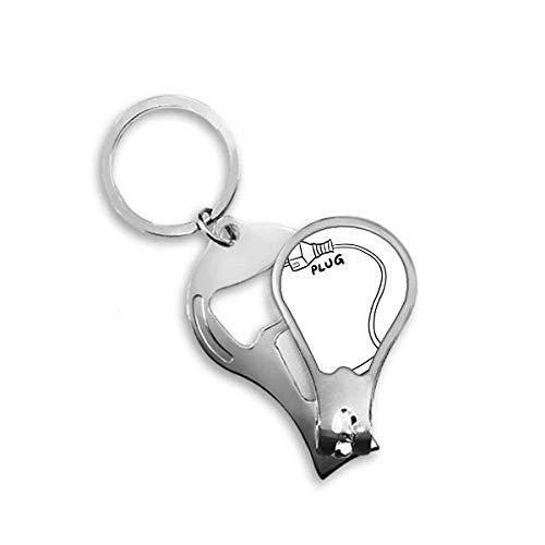 Clipper cutter toenail à lames affûtées avec motif fait main