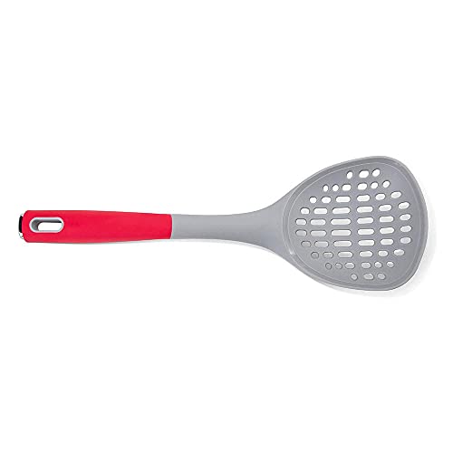 Escumadeira de Nylon Vermelha 35cm Essencialy Moda do Chef