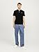 Imagen de JACK & JONES Jjepaulos Mao Polo SS Camisa, Negro