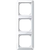 Lieferumfang: Merten 389319 1-M-Rahmen, 3fach, polarweiß glänzend