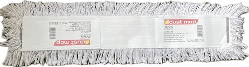 Kit ricambio frangia cotone doppia tasca cm 80 - 4 pz