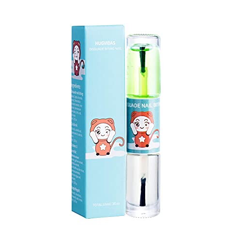 HUGVIDAS Caring for Nails, Bitter Nail Water Helps Correct Nail Biting Behavior, Nail Biting Treatment for Kids,10ML
