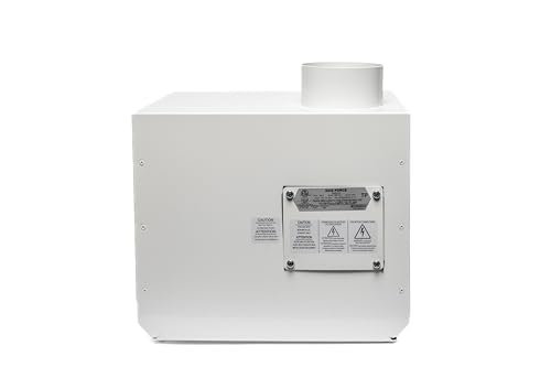 Image of Festa AMG Force Radon Fan - Quiet and Energy Efficient 240 CFM Radon Mitigation System Inline Fan - 4 inch Electric Waterproof Inline Duct - Powder-coated steel - White