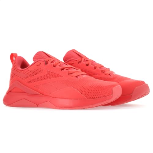Image of Reebok Men's Nanoflex Tr 2 Sneaker, Core Black /Footwear White /Orange Flare, 7