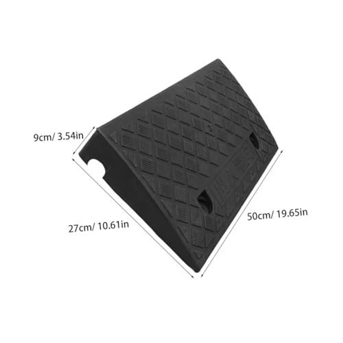 Rampa para Vehículos 50x27x9cm Negra para Autos y Motos miniatura 2