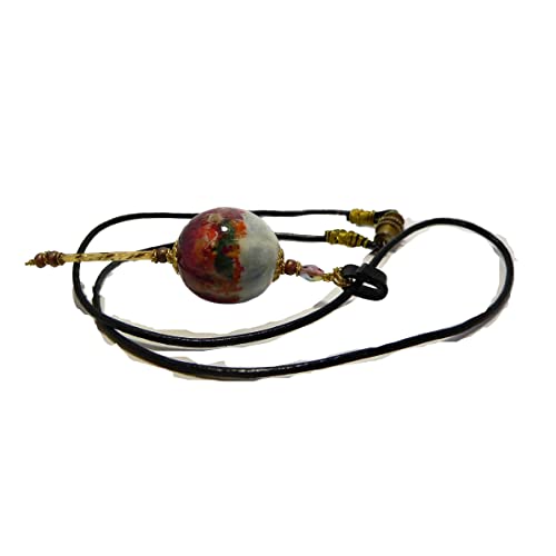 Pendentif céramique Embrasement peinture haut de gamme