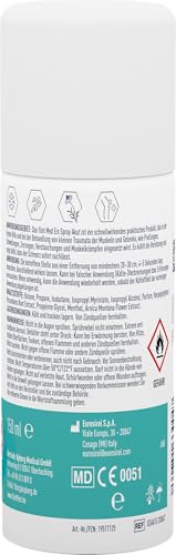 flint Med Eis Spray Akut 150ml - Sofortige Kühlung, Akute Schmerzlinderung für Muskeln & Gelenke, Entzündungshemmend, Erste Hilfe Spray bei Prellungen, Schwellungen, Zerrungen, Verstauchungen