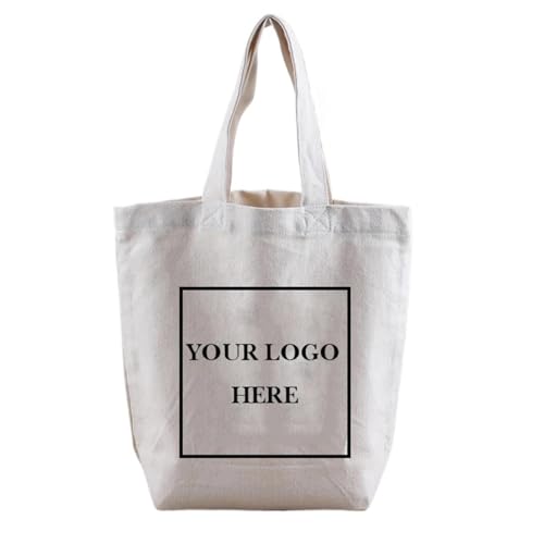 Personalizado Logo Lienzo Bolsos Personalizada Gran Capacidad Bolsa De Hombro Ecológico Algodón Tote Custom,40 * 34CM