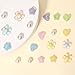 CIKKITZ 21Pcs Colorful Flower Shoe Charms for Clog Sandals, Heart, Star, Pearl Charms Accessories for Girls, DIY Shoe Decoration Charms for Women, Party Favor
