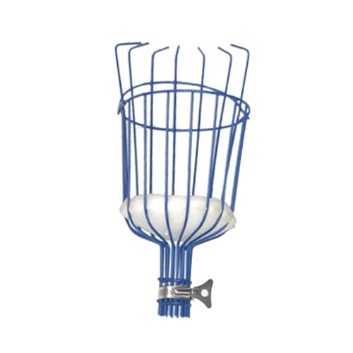 Bothyi Fruit Picker Basket Fruit Grabber Reach Tool Accessory Sturdy Gardening Tool Fruit Tree Picker Tool for Garden Apples Orchard, Blue