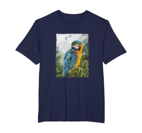 Rain Forest Blue & Gold Macaw, Flying Parrots