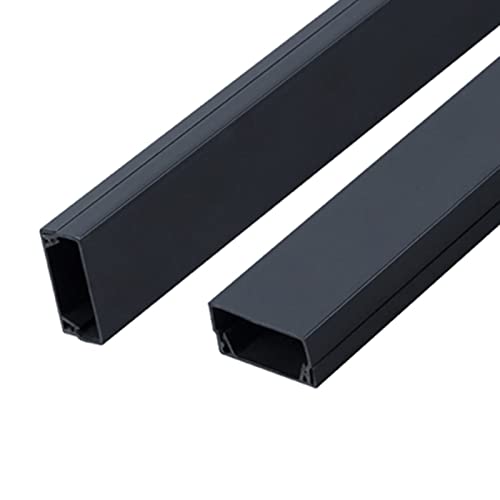 Canaleta para cables mini, cubierta para pared cuadrada pintable con adhesivo autoadhesivo, multicolor, múltiples tamaños miniatura 1