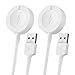 Produktbild Sinoacc 2-Pack 3.3ft/1m Ladegerät Für Fossil Gen 6 / Gen 5 / Gen 5e / Gen 4 Smartwatch Ladekabel Für Emporio Armani/Skagen Falster 2 / Misfit Vapor 2 / Diesel Guard 2.5 / Michael Kors Runway
