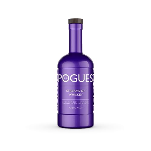 Pogues Streams of Whiskey 70cl | 40% |Matured in Bourbon casks | Aromas of vanilla and rich oak