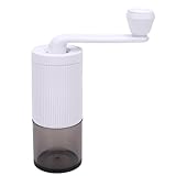 Yctze Manuelle Kaffeemühle mit Einstellungen, Tragbare Kurbel-Kaffeebohnenmühle für Zuhause, Reisen und mit Konischem Mahlwerk, 40 Einstellungen – Zuhause und Küche/Küche und Esszimmer/Kaffee, Tee