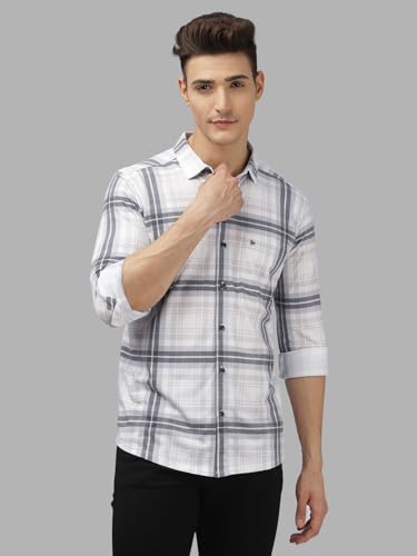 Image of BULLMER Trendy Regular Fit Striped Causal Full Sleeve Shirt for Men.