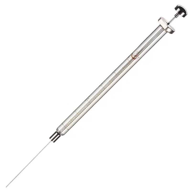 Chromatographischer Mikroinjektor for Labor, 1 Stück, 0,5 µl bis 1000 µl, Flüssigphasen-Mikroliterspritzen mit flachem Kopf(1000ul)
