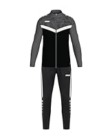 JAKO Unisex Polyesteranzug Iconic, schwarz/anthrazit, XXL