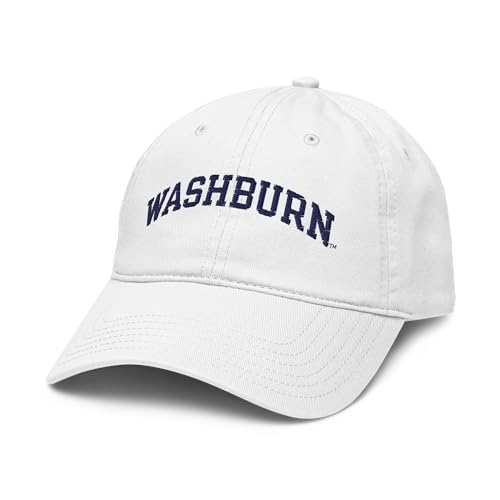 Gorra béisbol Washburn Ichabods blanca ajustable miniatura 1
