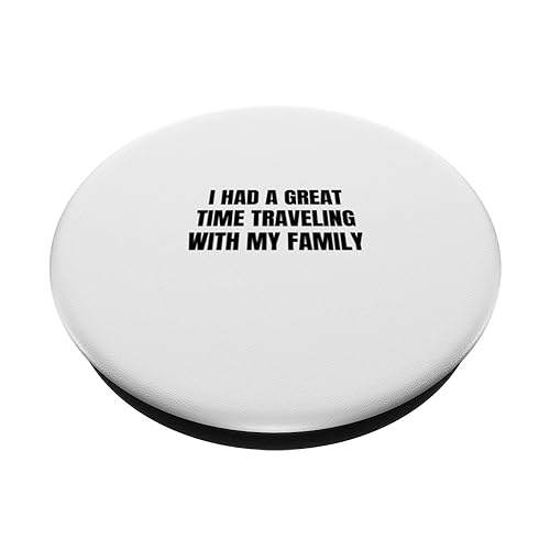 I had a great time traveling with my family PopSockets Swappable PopGrip, Black - Image 2