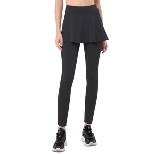 Women Tennis Skirted Leggings with Pockets Athletic Pleated Skirts with Leggings Workout Active Golf Skort2