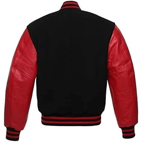 Original Leather Varsity Letterman Jackets Wool & Leather Original American Style Varsity Jackets3