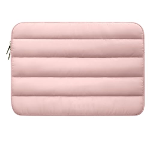 Housse antichoc pour ordinateur portable avec rembourrage épais rose 11"