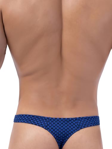 iKingsky Men's Stretch Bulge Thong Sexy T-back Underwear Stretch Sporty Under Panties for Men4