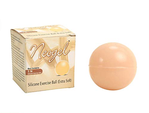 Image of ONYXNEO Neogel Silicon Exercise Ball for Hands, Extra Soft (Beige)