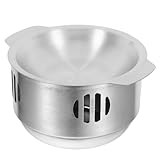 TIDTALEO Horno de Mantenimiento para Cocinar Alimentos de Cocina de Ollas para Estufa Vintage Utensilios de Cocina para Exteriores Olla de Acero Inoxidable para Camping