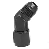 Aluminum AN4/6/8/10/12 Male To Female 45 Degree Swivel Coupler